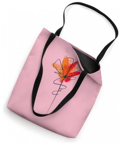 Women's Botanical, wild flower, Watercolor floral Design Tote Bag $11.37 Totes