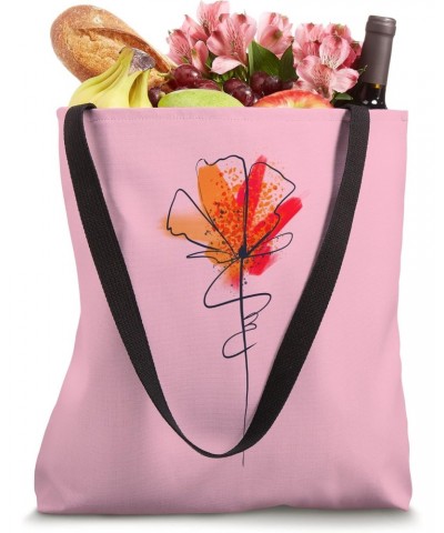 Women's Botanical, wild flower, Watercolor floral Design Tote Bag $11.37 Totes