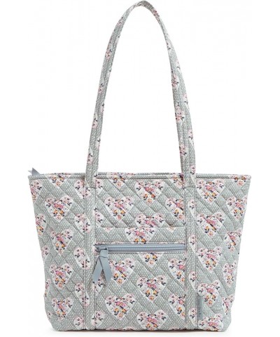 Womens Cotton Small Vera Tote Bag Mon Amour Gray $52.25 Totes