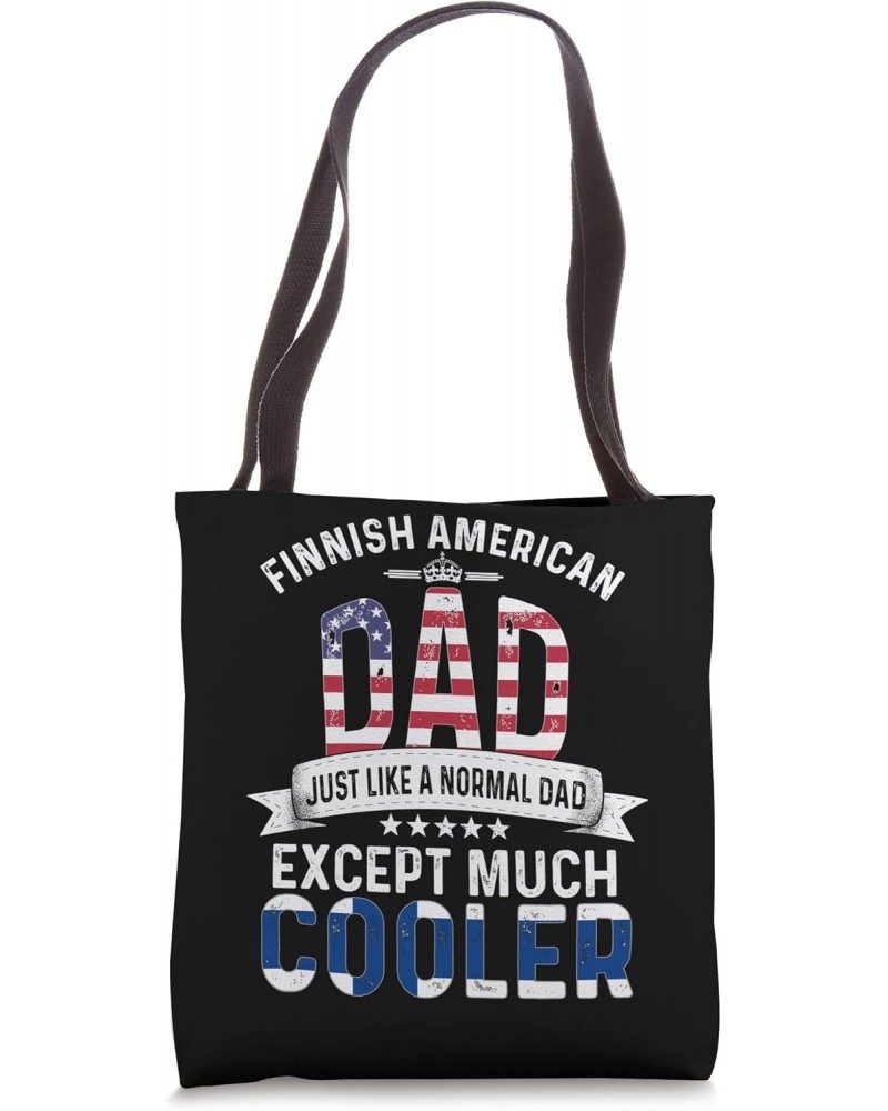 Finnish American Dad Fathers Day Papa Finland Flag Tote Bag $16.80 Totes