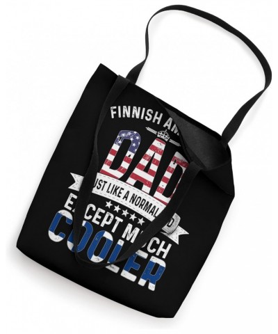 Finnish American Dad Fathers Day Papa Finland Flag Tote Bag $16.80 Totes