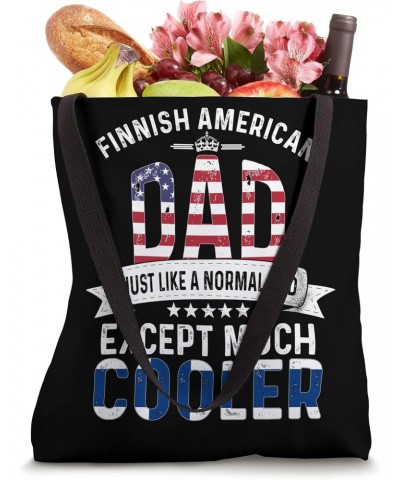 Finnish American Dad Fathers Day Papa Finland Flag Tote Bag $16.80 Totes