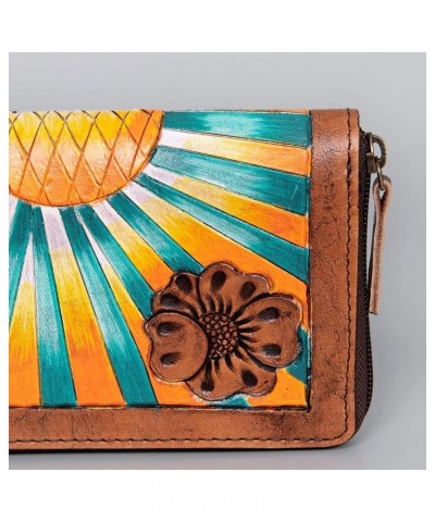 WALLET Hand Tooled Genuine Leather women bag western handbag purse $24.19 Shoulder Bags