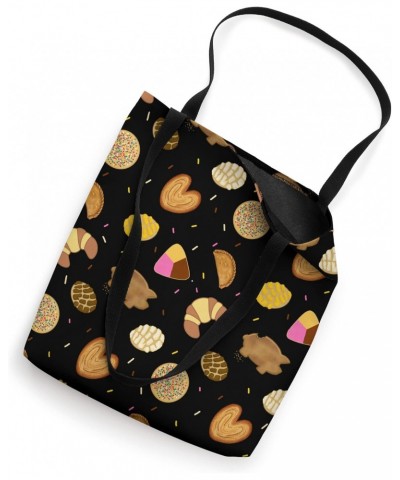 Latinx Pan Dulce Mexican Sweet Bread Conchas Desserts Blk Tote Bag $12.95 Totes