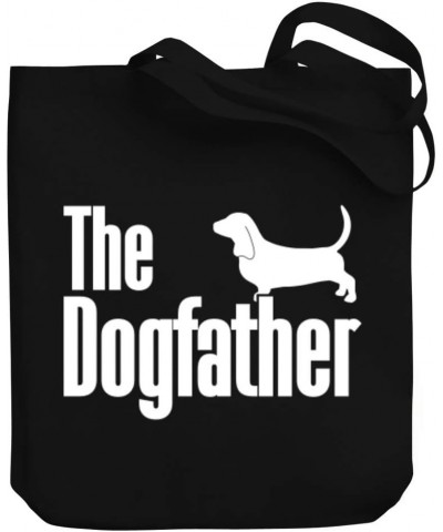 The dogfather Basset Hound Canvas Tote Bag 10.5" x 16" x 4 $21.99 Totes