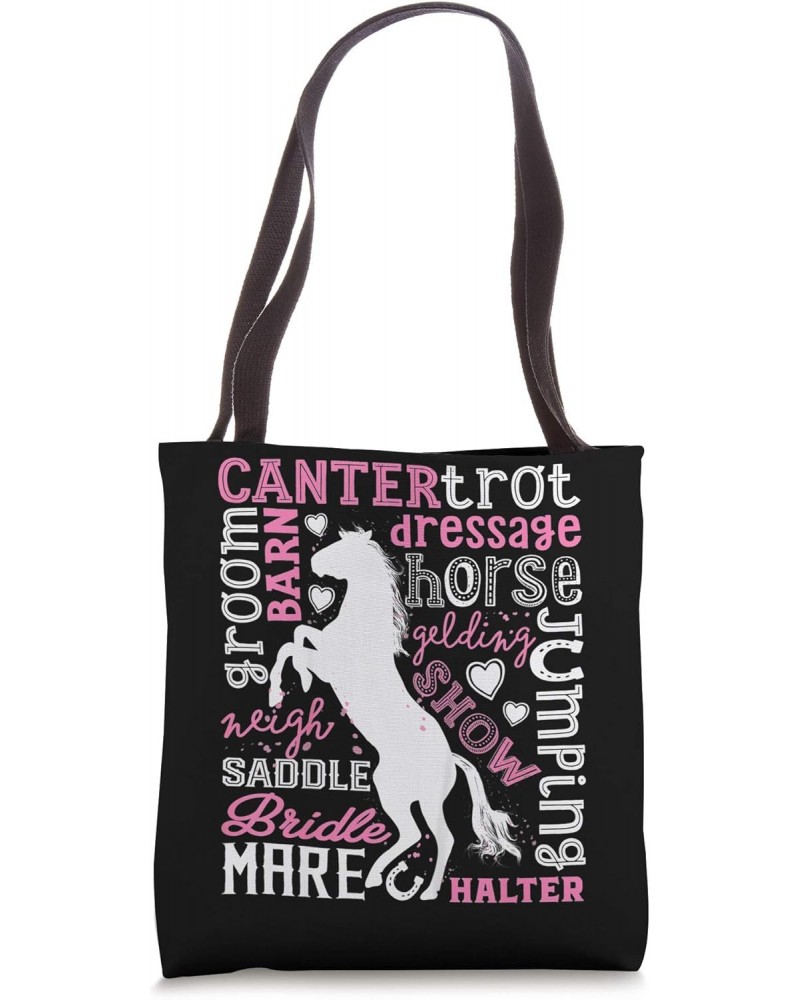 Horse Gift for Girls Women Gifts Horses Horseback Riding Tote Bag $11.78 Totes