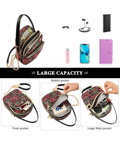 Small Crossbody Bag for Women with Compartments,Long Strap Crossbody Purse Polyester Phone Purse Wallet 11 $10.56 Crossbody Bags