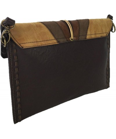 Womens Zelda Handbag Brown Multi $18.45 Clutches