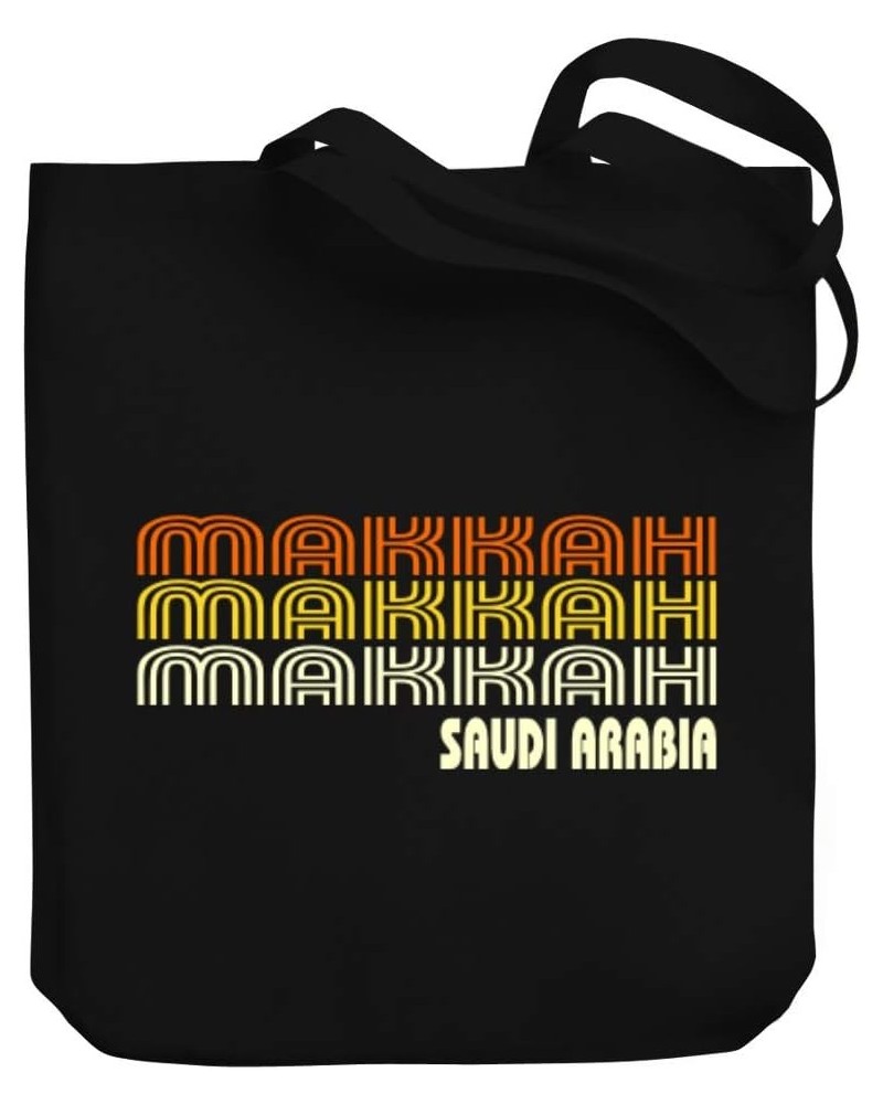 Retro Color Makkah Canvas Tote Bag 10.5" x 16" x 4 $20.00 Totes