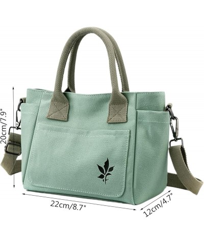 Ladies Shoulder Bag Large Capacity Canvas Bag Casual Handbag Bag Work Class Handbag Blank Canvas Tote Bags Blue $14.10 Totes