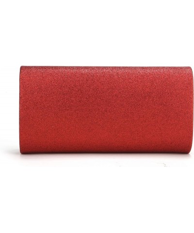 Clutch Purses For Women Evening Bags Sparkling Shoulder Envelope Party Cross Body Handbags Red8 $8.70 Evening Bags