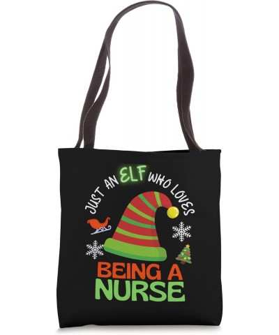 Nurse Elf Christmas Party Matching Family Tote Bag $12.49 Totes