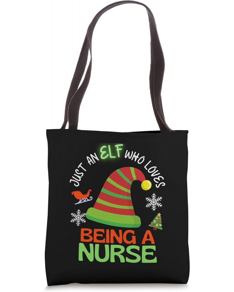 Nurse Elf Christmas Party Matching Family Tote Bag $12.49 Totes