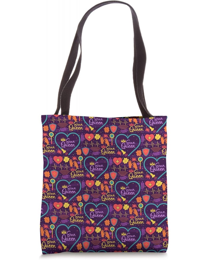 Sonographer Scan Queen Ultrasound Technician Sonography Tote Bag $14.38 Totes