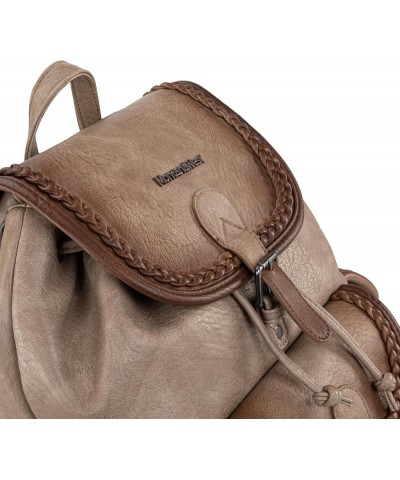 Backpack Purse for Women Soft Washed Leather Drawstring Casual Travel Backpacks Washed Leather-khaki $24.29 Backpacks