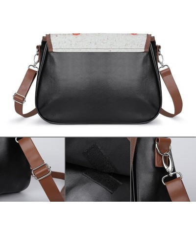 Printed Crossbody Bags Women City Leather Shoulder Bag Satchel Hobo Bags Trendy Sleeping Dragon Color13 $25.00 Hobo Bags