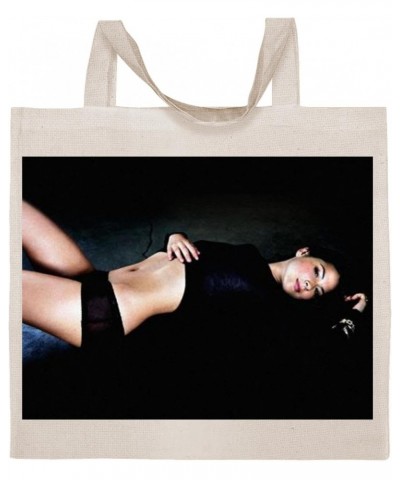 Olivia Munn - Cotton Photo Canvas Grocery Tote Bag IDPP294335 $16.36 Totes