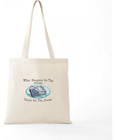 Cruise Control Tote Bag Natural Canvas Tote Bag, Cloth Shopping Bag Happens on the Cruise Tote Bag $9.11 Travel Gear