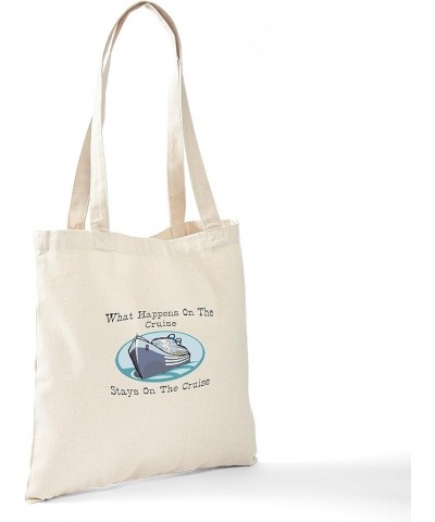 Cruise Control Tote Bag Natural Canvas Tote Bag, Cloth Shopping Bag Happens on the Cruise Tote Bag $9.11 Travel Gear