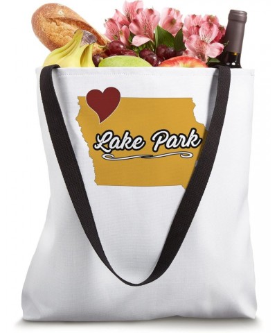 LAKE PARK IOWA | IA USA Cute Souvenir Merch - US City State Tote Bag $17.40 Totes