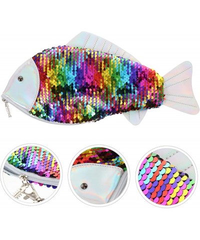 3 Pcs Mermaid Coin Purse Fish Shape Clutch Coin Purses for Women Wrist Clutches for Women Sequin Zipper Bag Purses for Women ...