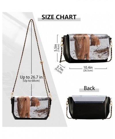 Crossbody Bags for Women Trendy Women's Black Shoulder Bag Small PU Leather Flap Cross Body Bag Handbags Pattern1 $24.18 Cros...