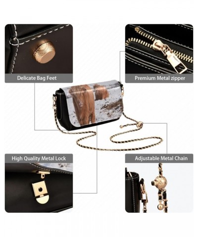 Crossbody Bags for Women Trendy Women's Black Shoulder Bag Small PU Leather Flap Cross Body Bag Handbags Pattern1 $24.18 Cros...