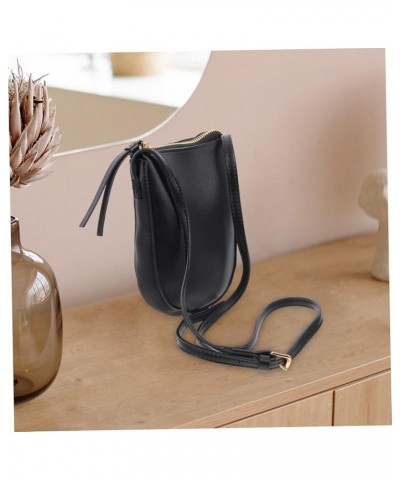 Mobile Phone Bag Black Wallet for Women Small Black Crossbody Purse Wallet Crossbody for Women Wallet Black $9.90 Crossbody Bags