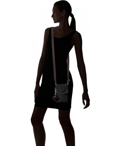 Women's Tissy, Lightweight Crossbody Mini, Nylon Phone Bag Black Tonal $22.66 Crossbody Bags