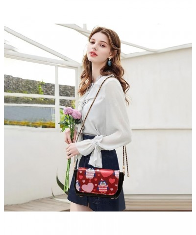 Crossbody Bags for Women Trendy Women's Black Shoulder Bag Small PU Leather Flap Cross Body Bag Handbags Pattern15 $16.80 Cro...