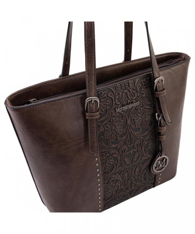 Tote Bag for Women Large Purse and Handbags Set Embossed Collection Purse 2Pcs Set 2 Set-coffee $24.29 Totes