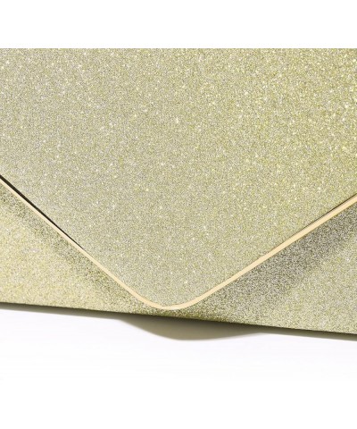 Clutch Purses For Women Evening Bags Shining Envelope Handbags Shoulder Crossbody bag for Women Wedding Party Prom Gold 1517 ...