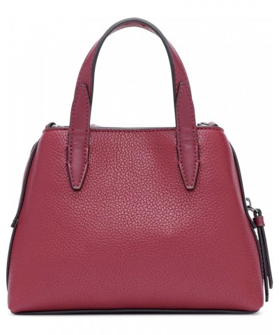 Millie 2 in 1 Triple Compartment Mini Satchel Crossbody Deep Rouge $77.07 Satchels