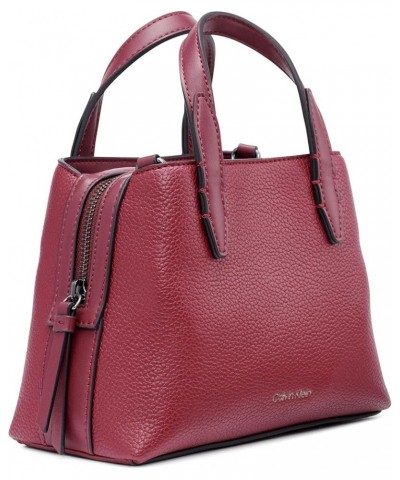 Millie 2 in 1 Triple Compartment Mini Satchel Crossbody Deep Rouge $77.07 Satchels