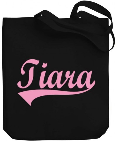 Tiara Baseball Style Canvas Tote Bag 10.5" x 16" x 4 $16.40 Totes