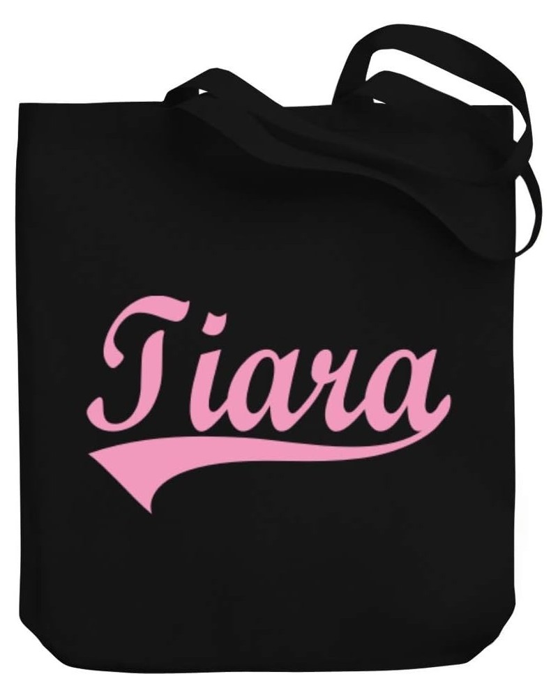 Tiara Baseball Style Canvas Tote Bag 10.5" x 16" x 4 $16.40 Totes