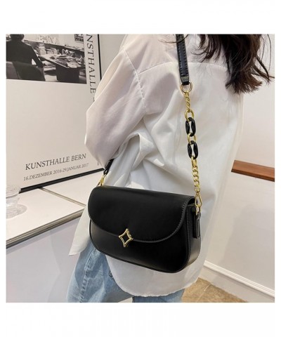 Shoulder Bags for Women PU Leather Shoulder Messenger Bag Women's High-texture Lock Button Underarm Bag Almond $21.27 Shoulde...