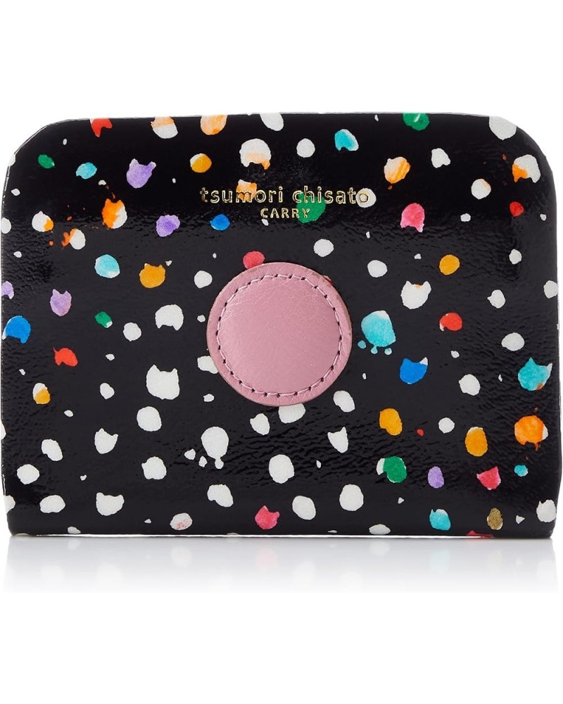 Tsumorichisato Women's Mini Wallet, Coin Purse, Coin Purse, Tiny Cat Dots black (black 19-3911tcx) $35.15 Wallets