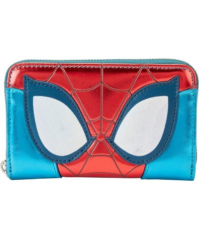 Marvel Metallic Spider-Man Zip Around Wallet One Size $15.05 Wallets