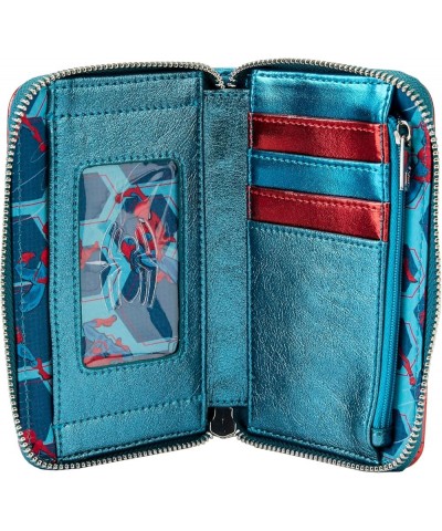 Marvel Metallic Spider-Man Zip Around Wallet One Size $15.05 Wallets