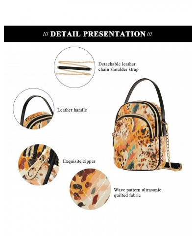 Leopard Small Crossbody Bags for Women Cell Phone Shoulder Purse Handbags Wallet 21216716 $12.69 Crossbody Bags