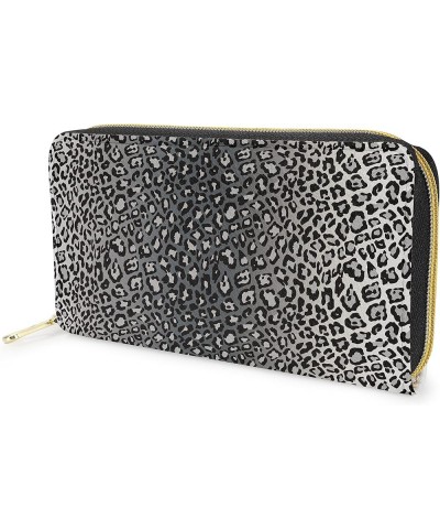 Women's Printed Zip Wallet Phone Clutch Purse Card Holder Organizer PU Leather Ladies Clutch Wristlet,Elephant Mandala 7.9x1x...