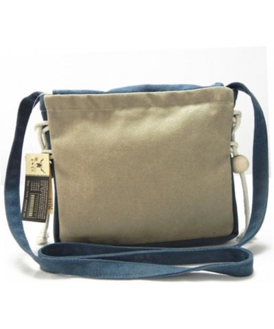 Canvas Shoulder Bag Across Body Bag for Women Crossbody Bags for Women Chinese Vintage Style Shoulder Navy $11.39 Shoulder Bags