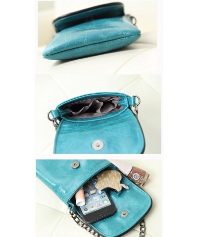 Cross-Body Cell Phone Bag Soft PU Leather Mini Phone Bag for Women Green $14.95 Crossbody Bags