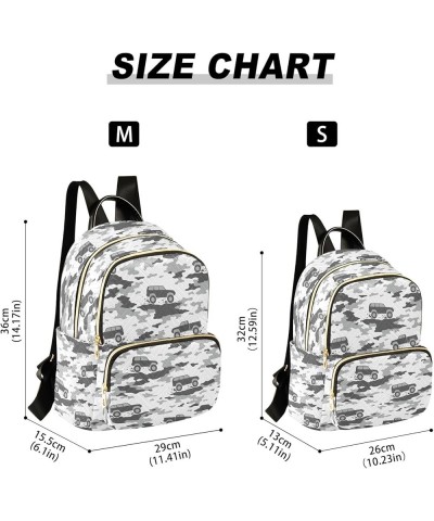 Travel Backpack Purse for Women Fashion Anti-theft Work Casual Camouflage Suv Cars Daypack Shoulder Bag Medium Size Small $15...