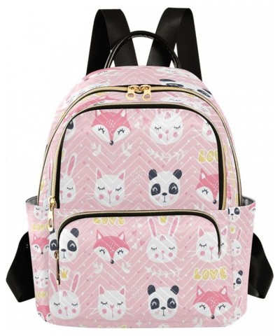 Women Backpack Purse Fox Panda Cat Fashion Shoulder Bags Travel Backpack Small Daypacks S Medium $10.66 Backpacks