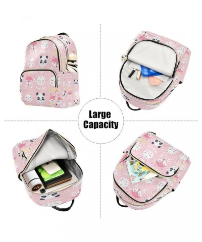 Women Backpack Purse Fox Panda Cat Fashion Shoulder Bags Travel Backpack Small Daypacks S Medium $10.66 Backpacks