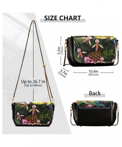 Crossbody Bags for Women Trendy Women's Black Shoulder Bag Small PU Leather Flap Cross Body Bag Handbags Pattern3 $17.62 Cros...