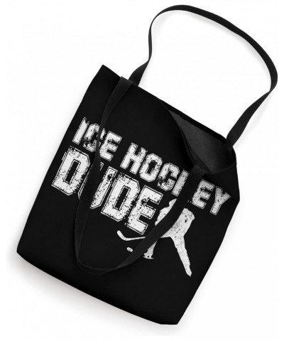 Ice Hockey Dude Game Fan - Funny Hockey Tote Bag $10.56 Totes