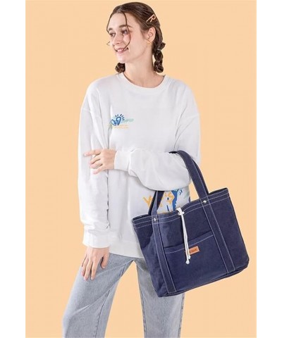 Tote Bag for Women Canvas Hobo Handbag Shoulder Bag Purse Satchel Retro Casual Large White $29.98 Totes